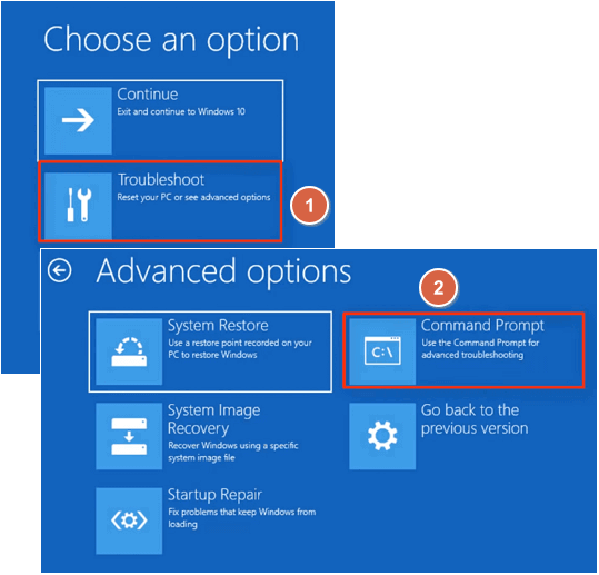 USB 설치 프로그램을 통해 부팅 할 수없는 창에서 파일에 액세스3