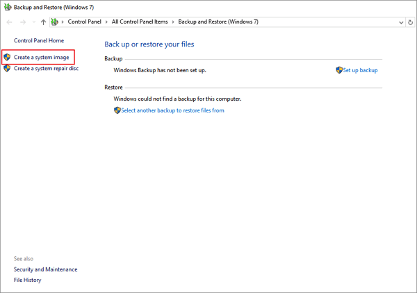 시스템 이미지 생성