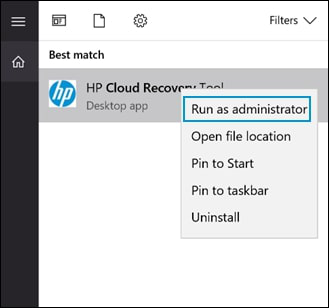 HP클라우드 복구 도구 사용하기1