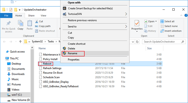 Windows 10 자동 다시 시작을 중지하는 방법