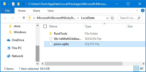 스티커 메모 복원