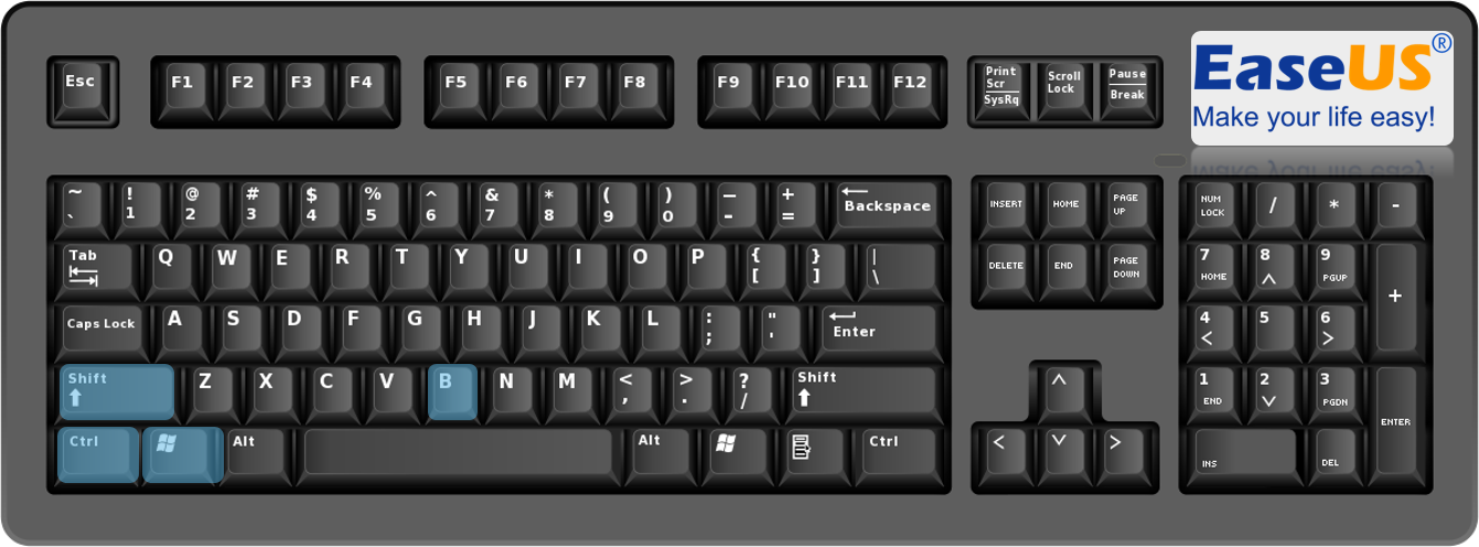 Windows 키 시퀀스를 사용하여 화면 깨우기