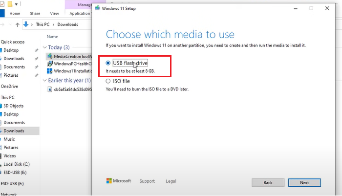 2단계 복제 없이 OS를 SSD로 이동