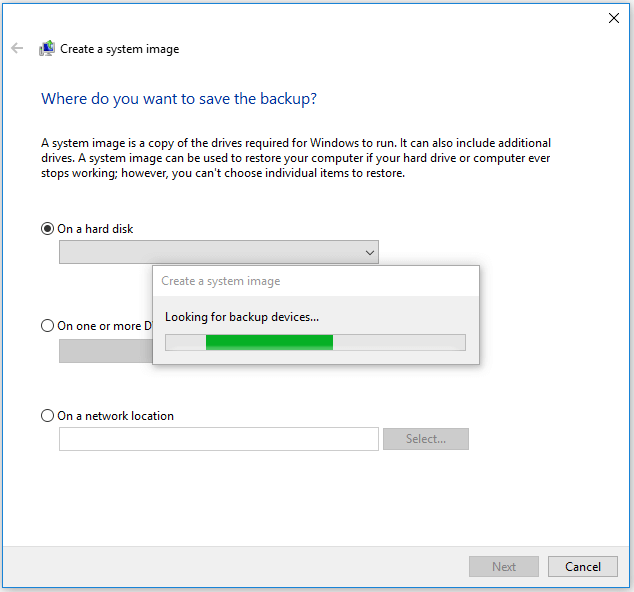 시스템 이미지 생성