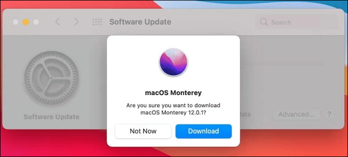 macOS 몬테레이 다운로드