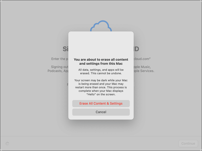 지우려면 확인하세요