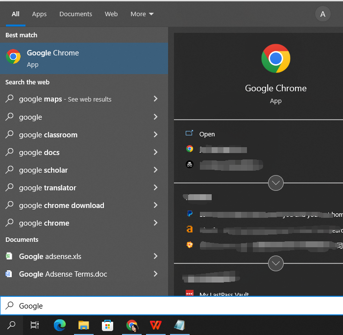 앱을 작업 표시줄에 고정하는 방법