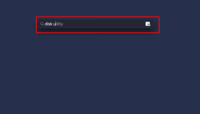 디스크 유틸리티 열기