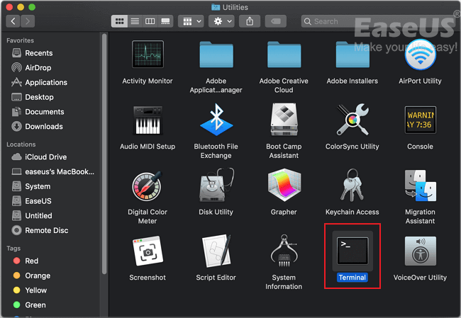 터미널에서 mac 파일 복원 - 1