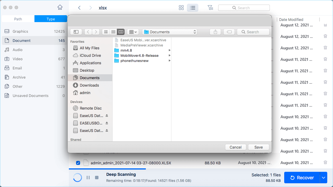 맥 엑셀 파일 복구 방법3