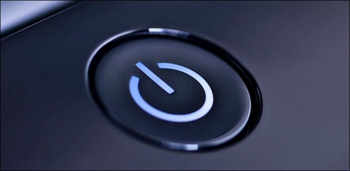 물리 버튼을 사용하여 다시 시작