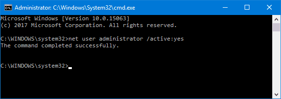 Windows 10에서 사용 프로필을 복원합니다.
