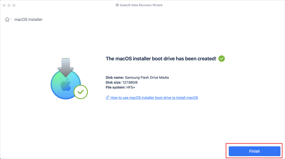 macOS 설치 프로그램 부팅 드라이브 생성