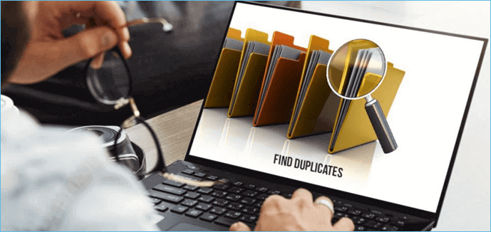 Windows 10에서 중복 찾기
