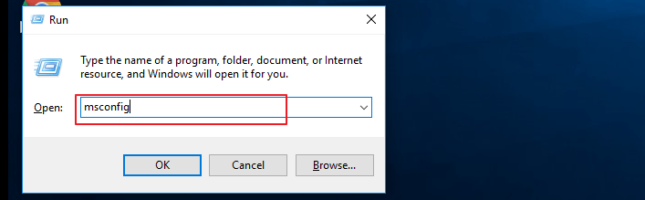 msconfig를 사용하여 안전 모드에서 Windows 10을 시작하는 방법 - 1