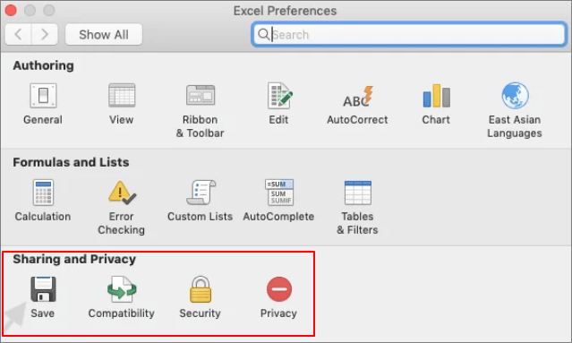 Mac에서 자동 저장 비활성화