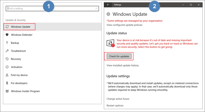Windows 업데이트 확인