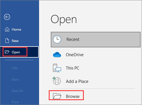 열기 및 찾아보기