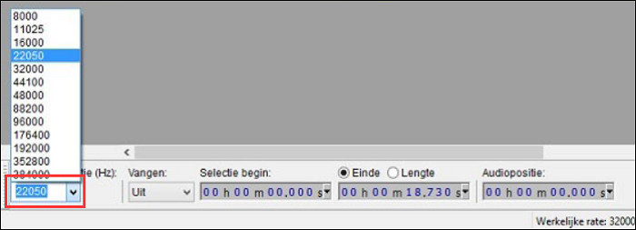 대담한 샘플 속도