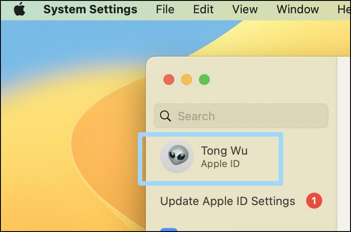 애플아이디 클릭