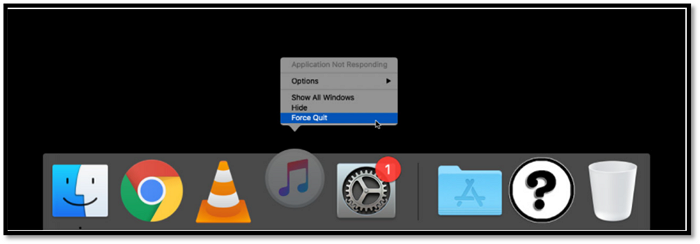 도크에서 강제 종료