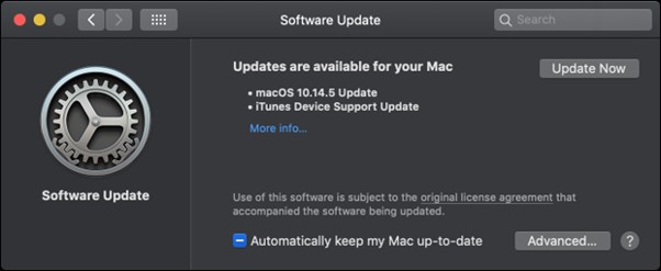 macos 자동 업데이트를 중지하는 방법