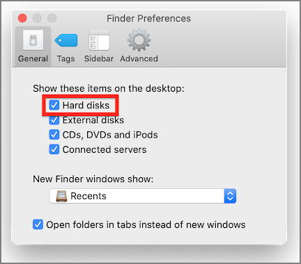 바탕 화면에 하드 디스크 표시