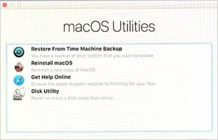 복구 모드를 입력