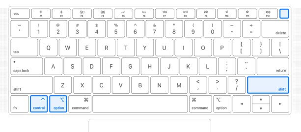 컨트롤+알트+쉬프트 누르고 있기