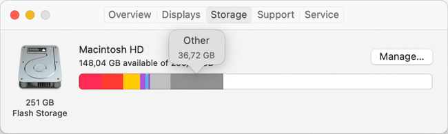 내 Mac의 다른 것은 무엇입니까