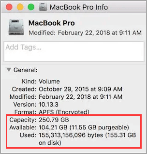 정보 입수에서 디스크 드라이브 확인