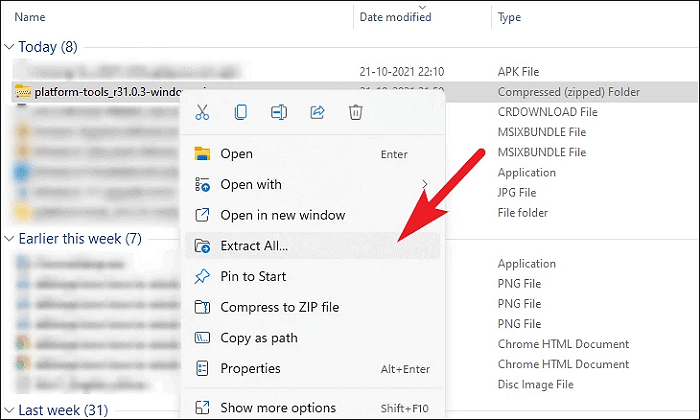 SKD 플랫폼 도구 압축 해제