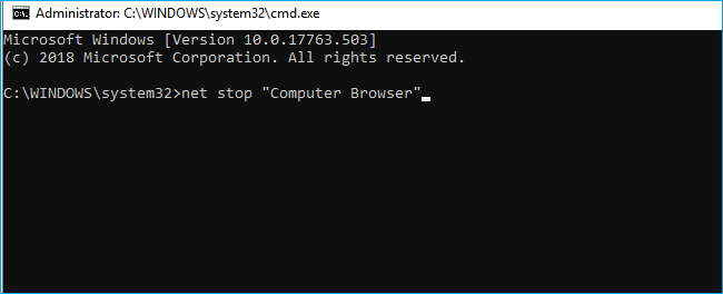 인터넷 중지 컴퓨터 브라우저