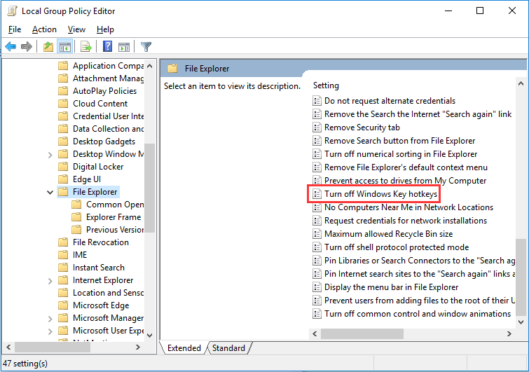 윈도우 키 핫키 1 끄기