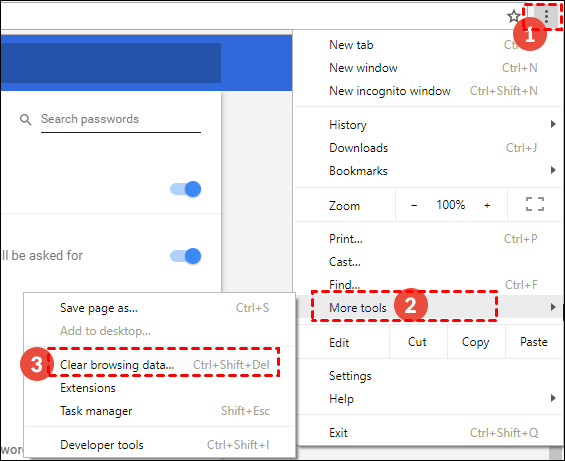 더 많은 도구 선택