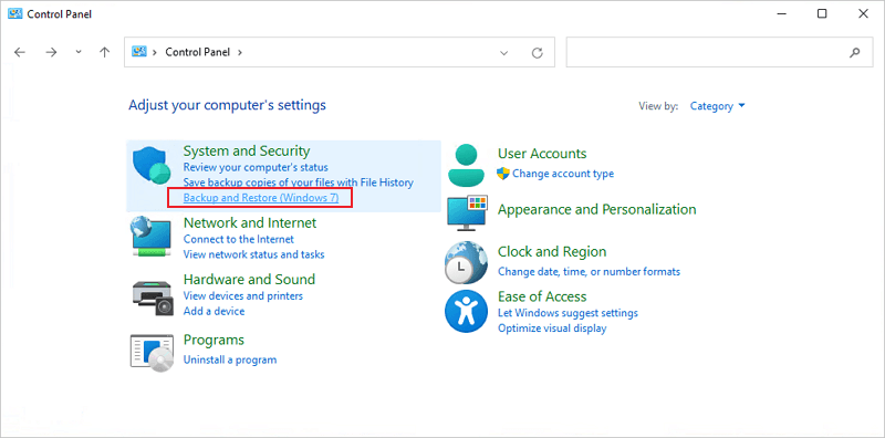 백업 및 복원으로 Windows 11 파일 백업 - 1