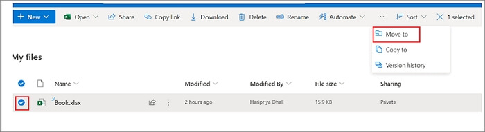 더 많은 옵션 이동