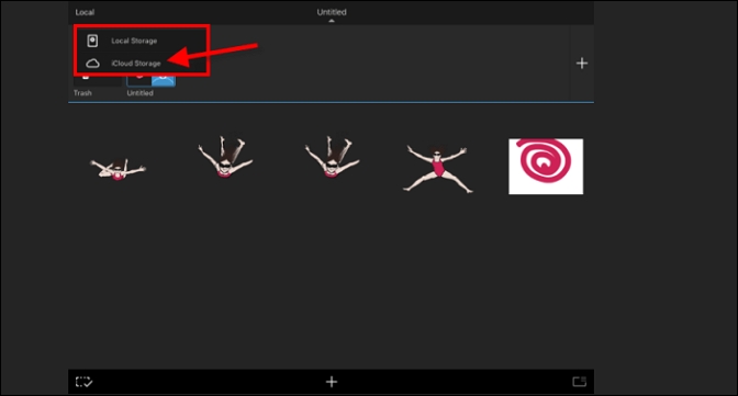 ios에서 ios로 스케치북 전송