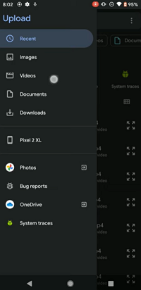 Google 드라이브에 동영상 업로드
