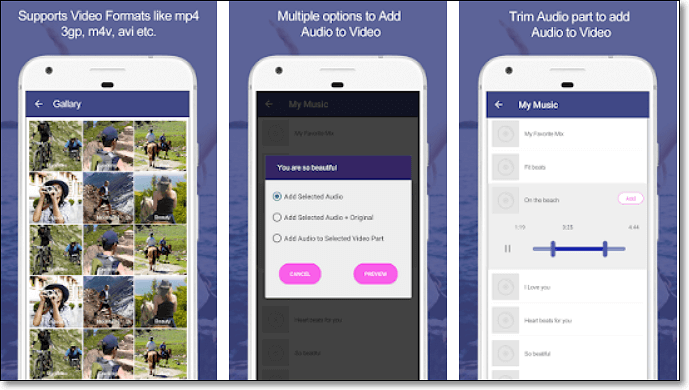 Android에서 비디오에 음성 추가