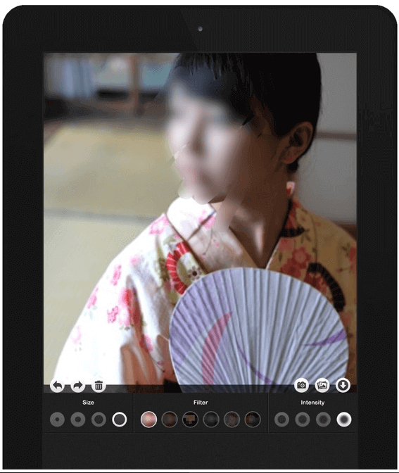 아이폰과 아이패드에서 얼굴 흐림