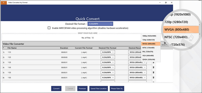 Windows 10용 avi에서 mp4로 변환기