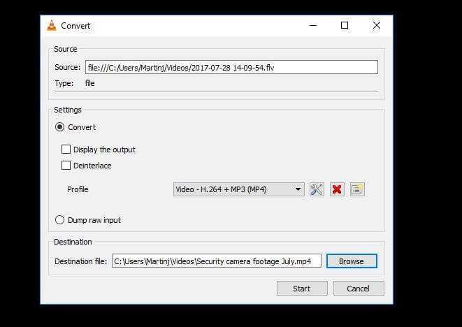 Mac에서 VLC를 사용하여 MP4로 변환