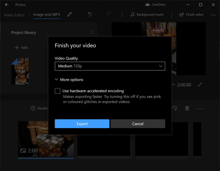 윈도우 사진 내보내기 파일