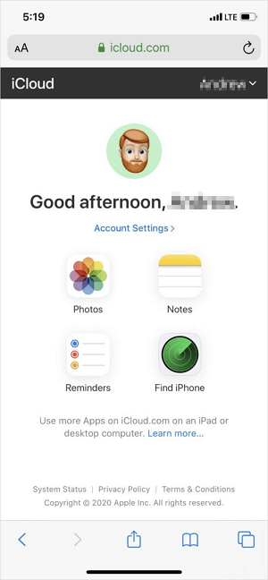 iCloud.com을 통해 iCloud에서 iPhone으로 사진을 전송하는 방법