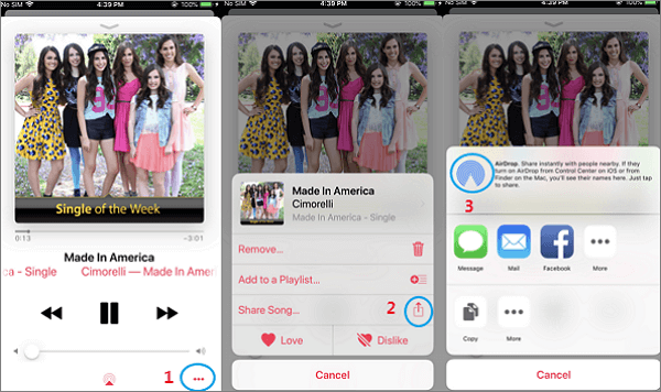 iPhone에서 iPad로 음악 전송