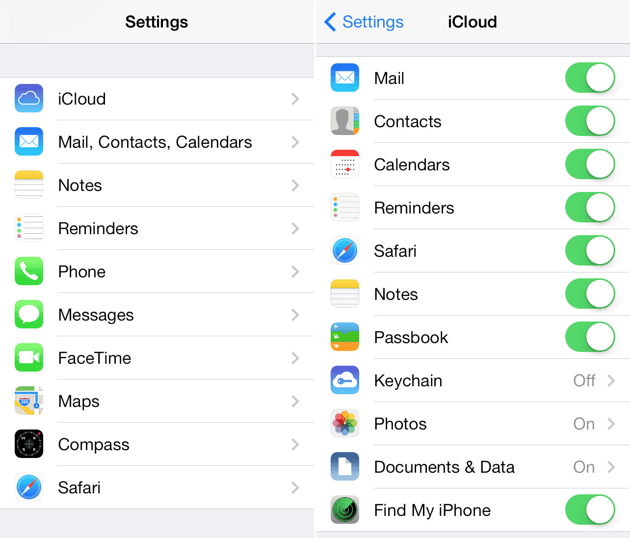 iCloud 동기화를 사용하여 iPhone에서 iPhone으로 모든 것을 전송