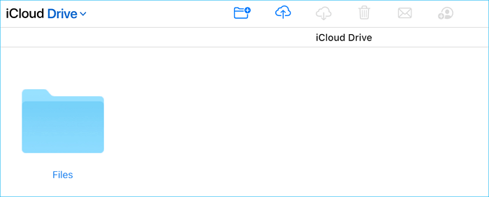 icloud 드라이브에 파일 업로드