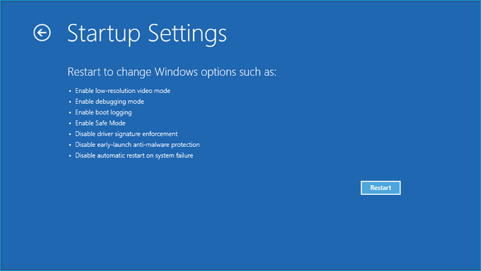 PC를 안전 모드로 재부팅