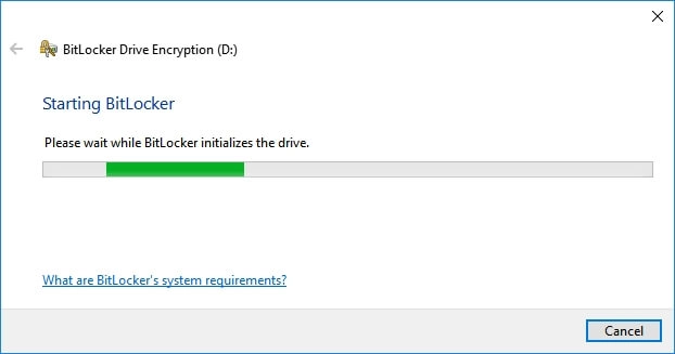 BitLocker 암호화 드라이브 잠금 해제